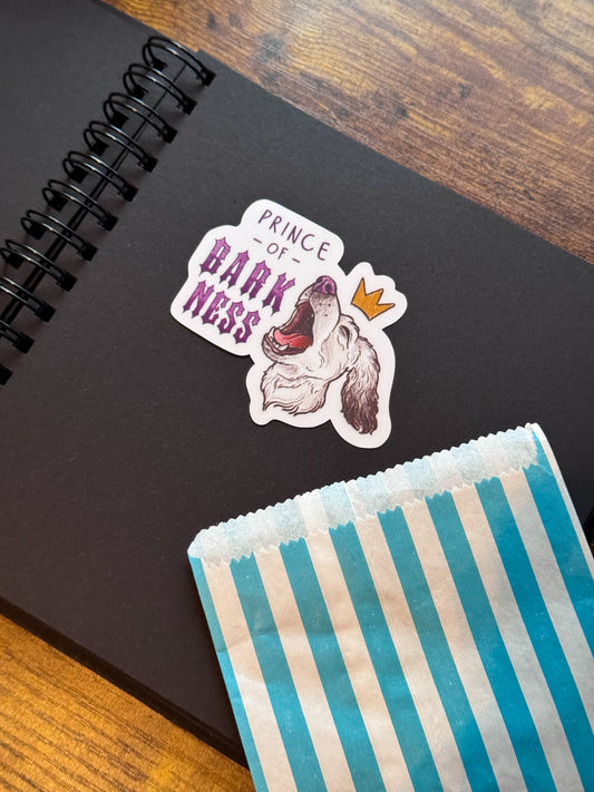 Prince of Barkness sticker